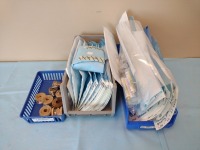 LOT OF K-WIRES, WIRE ROLLS, JURGAN PIN BALLS