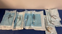 LOT OF ASSORTED INSTRUMENTS ACUFEX ARHTROSCOPY BITER, ARTHROSCOPIC CROCHET HOOK, STYKER GRASPER, ARTREX CRAB CLAW