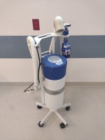 DEPUY CAT NO.: 4401-00 CAST VACUUM WITH CAST SAW ON MOBILE STAND