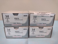 ETHICON PDS*II Z633H CLEAR MONOFILAMENT, QTY. 4