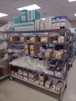 CAST SUPPLIES WITH CART, LOC: MATMAG