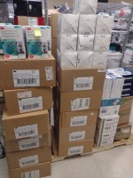 PPE: 3M MASKS, GLOVES ON PALLET, LOC: MATMAG