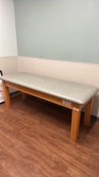 THERAPY/EXAM TABLES, WOODEN, QTY. 10, LOC: ORTHO CLINIC