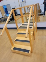 SAMMONS PRESTON INC VALUE LINE 1599 4 STEP STRAIGHT-LINE TRAINING STAIRS WITH PLATFORM