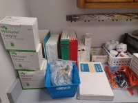LOT OF PHYSICAL THERAPY EQUIPMENT AND SUPPLIES