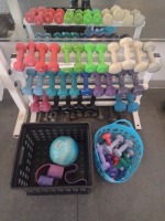 DUMBBELL RACK WITH DUMBBELLS