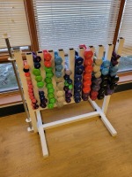 DUMBBELL RACK WITH DUMBBELLS