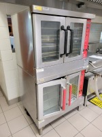 VULCAN BAKING OVEN, DUAL COMPARTMENT, GAS, LOC: KITCHEN/CAF&Eacute; (COI REQUIRED)