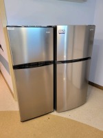 HAIER AND FRIGIDAIRE REFRIGERATOR/FREEZER, QTY. 2, LOC: RM 108