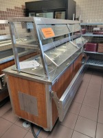 DELFIELD SHELLEYSTEEL COLD SERVICE UNIT, 5 BAY ON WHEELS, LOC: KITCHEN/CAF&Eacute;
