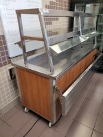 DELFIELD SHELLEYSTEEL COLD SERVICE UNIT, 5 BAY ON WHEELS, LOC: KITCHEN/CAF&Eacute;