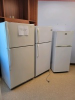 WHIRLPOOL AND CROSLETY REFRIGERATOR/FREEZER, QTY. 3, LOC: RM 108