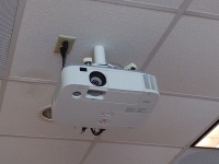 NEC P350W PROJECTOR, CEILING MOUNTED, LOC: COMMUNITY ROOM 1 (COI REQUIRED)
