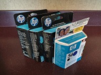 HEWLETT PACKARD PRINT CARTRIDGES, QTY. 4, LOC: COMMUNITY ROOM 1