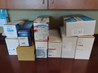TONER CARTRIDGES, ASSORTED, LOC: COMMUNITY ROOM 1