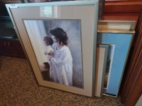 ARTWORK, FRAMED PRINTS AND PAINTINGS, ASSORTED, LOC: GIFT SHOP