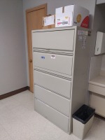 OFFICE: 8 CUBICLE WORKSTATIONS, 2 FILING CABINETS (NO ELECTRONICS), LOC: PATIENT ACCOUNTS, ADMIN