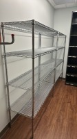 WIRE METAL SHELVING AND METAL CABINET, LOC: ORTHO CLINIC
