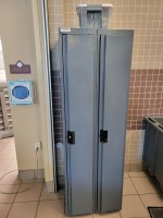 EDSAL LOCKERS, 2 COMPARTMENTS ,LOC: KITCHEN/CAF&Eacute;