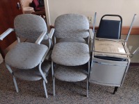CHAIRS, ASSORTED, QTY. 19, LOC: RM 100 HALL