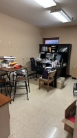 DESK AND CHAIR (NO OTHER ITEMS INCLUDED), LOC: HIM HALLWAY