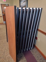 VERSTEEL TABLE, FOLDING ON WHEELS, 60" X 17" X 22", QTY. 9, LOC: COMMUNITY ROOM 1