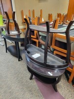 TABLES, WOODEN, ASSORTED SHAPE, QTY. 4, LOC: INPATIENT NURSES STATION