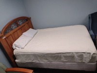 BED, FULL WITH HEADBOARD AND MATTRESS, QTY. 2, LOC: NT FACILITIES MGR.