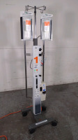 LEVEL 1 H-1200 FLUID WARMER ON ROLLING STAND