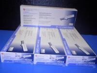 LOT OF ETHICON ENDO-SURGERY PROXIMATE RELOADABLE LINEAR CUTTER WITH SAFETY LOCK-OUT 55MM (REF#TLC55) EXP DATE RANGE: 8/2019-9/2019 (QTY 4)