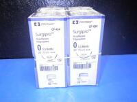 LOT OF COVIDIEN SURGIPRO MONOFILAMENRT POLYPROPYLENE (REF#CP-434) EXP DATE RANGE: 7/2019-9/2019 (QTY 2)