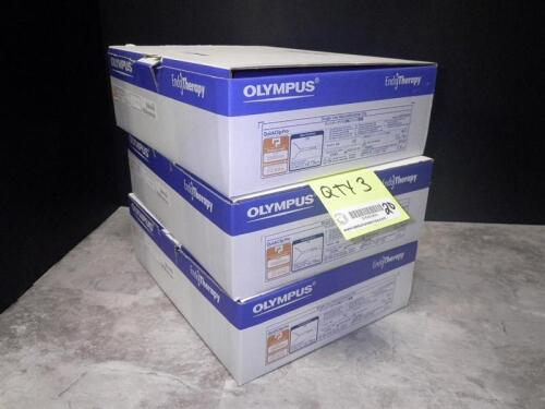 LOT OF OLYMPUS QUICK CLIP PRO HX-202UR SINGLE USE REPOSITIONABLE CLIP (EXP DATE RANGE: 3/2020-5/2020) (QTY 3)