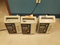 (3)BAXTER 6201 INFUSION PUMP