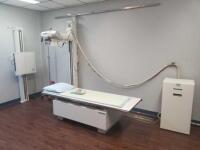 AMERICORP X-RAY MACHINE TO INCLUDE: LX125 COLLIMATOR, L177-01 POWER MODULE, B067, TABLE