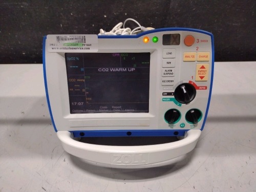 ZOLL R-SERIES ALS DEFIB WITH PACING, 12 LEAD ECG, CO2, SPO2, ANALYZE