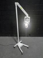 BURTON MEDICAL EXAM LIGHT ON ROLLING STAND