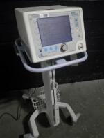 RESPIRONICS BIPAP VISION VENTILATOR ON ROLLING STAND