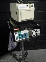 RESPIRONICS BIPAP S/T-D VENTILATOR ON ROLLING STAND