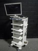 STORZ WIDEVIEW HD MONITOR ON CART