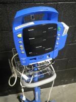 GE PROCARE 400 AUSCULTATORY PATIENT MONITOR ON ROLLING STAND