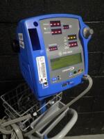 GE DINAMAP PRO 400V2 PATIENT MONITOR ON ROLLING STAND