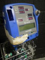 GE PRO 400 PATIENT MONITOR ON ROLLING STAND