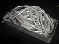 LOT OF LIGHT SOURCE CABLES