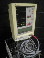 DATASCOPE ACCUTORR PLUS PATIENT MONITOR ON ROLLING STAND