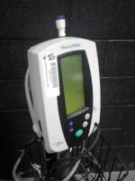 WELCH ALLYN PATIENT MONITOR ON ROLLING STAND