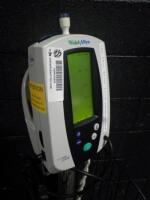 WELCH ALLYN PATIENT MONITOR ON ROLLING STAND