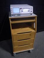 GE 250 CX SERIES FETAL MONITOR ON CART