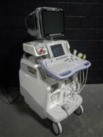 GE LOGIQ 9 ULTRASOUND MACHINE W/(7L,3.5C,M12L,8C) PROBES