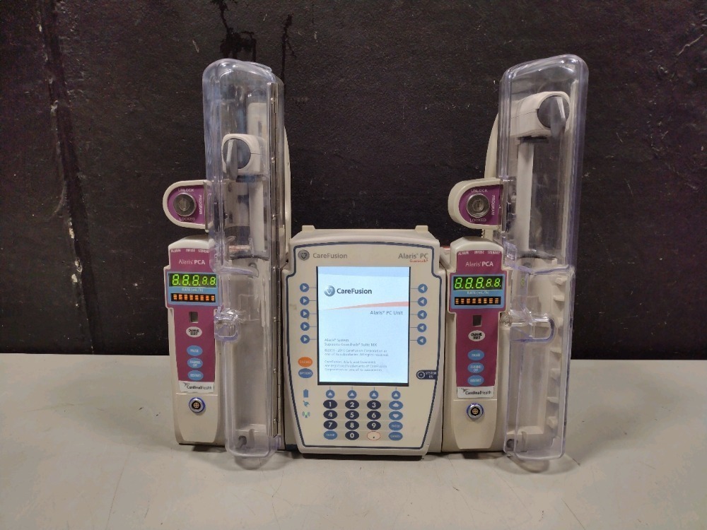 ALARIS PC 8015 SERIES INFUSION PUMP WITH PCA 8120 SERIES MODULES
