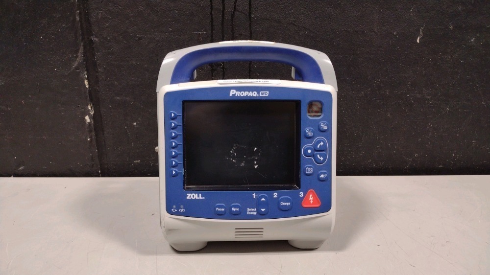 ZOLL PROPAQ MD DEFIB WITH PACING, 12 LEAD ECG, SPO2, CO2, NIBP, ANALYZE